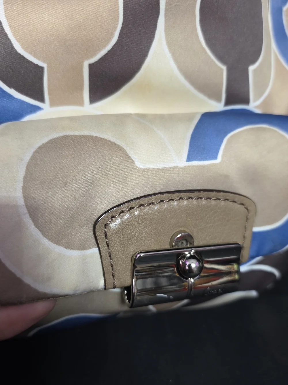 Coach Kristin Graphic Op Art Hobo Shoulder Bag